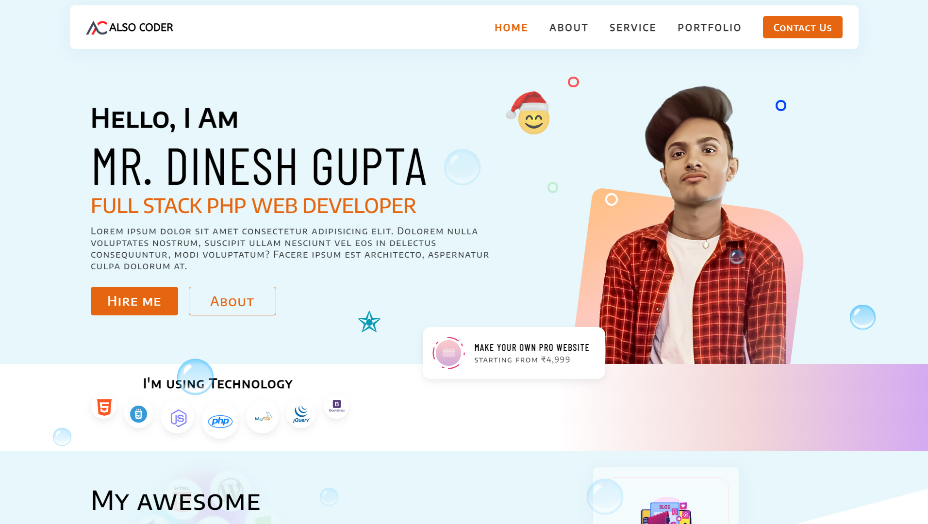 Portfolio website