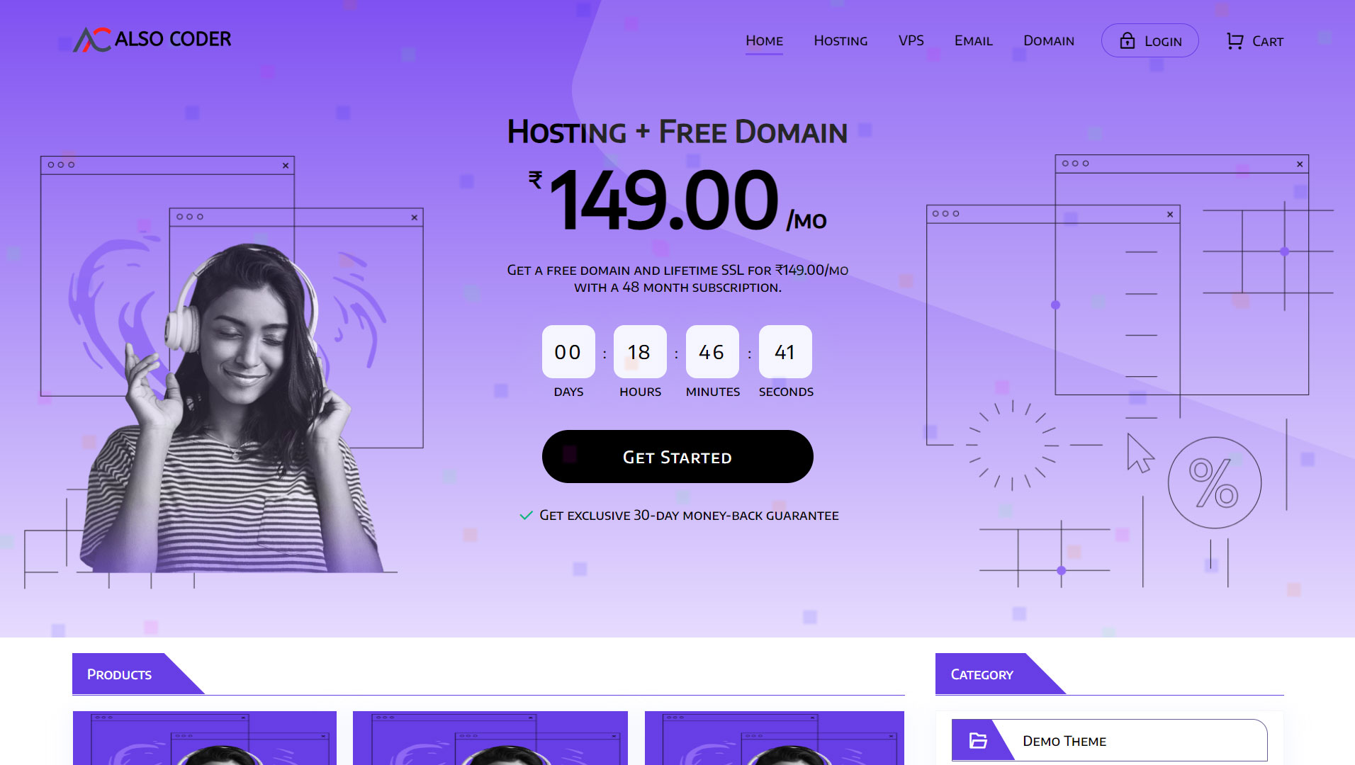Hosting website